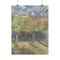 Les Tilleuls à Poissy - Claude Monet Poster