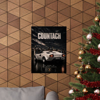 Countach Lamborghini — Matte Art Poster