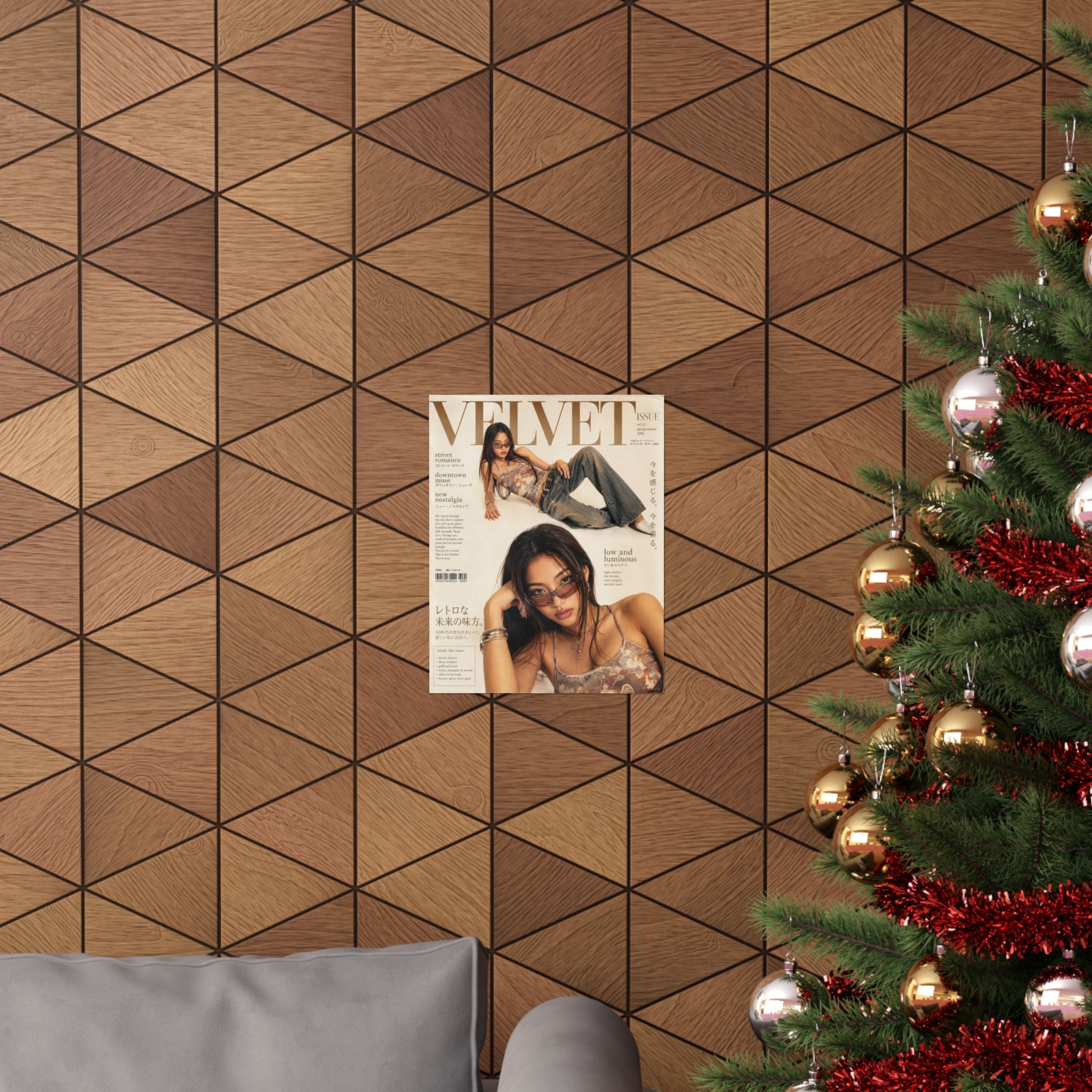 Velvet Magazine Cover Poster