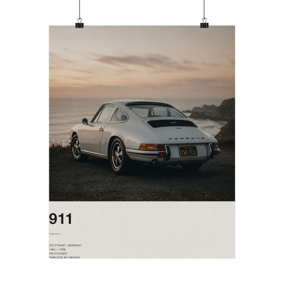 Porsche 911 Classic Poster