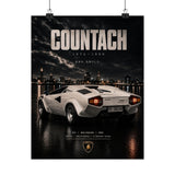Countach Lamborghini — Matte Art Poster