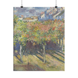 Les Tilleuls à Poissy - Claude Monet Poster