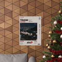 AE86 Night Drive Poster