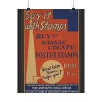 Say It With Stamps - Work Projects Administration Poster