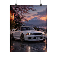 Fuji Skyline GT-R Poster