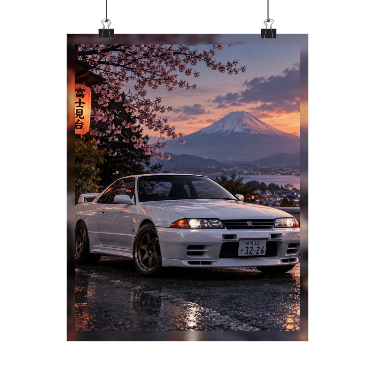 Fuji Skyline GT-R Poster