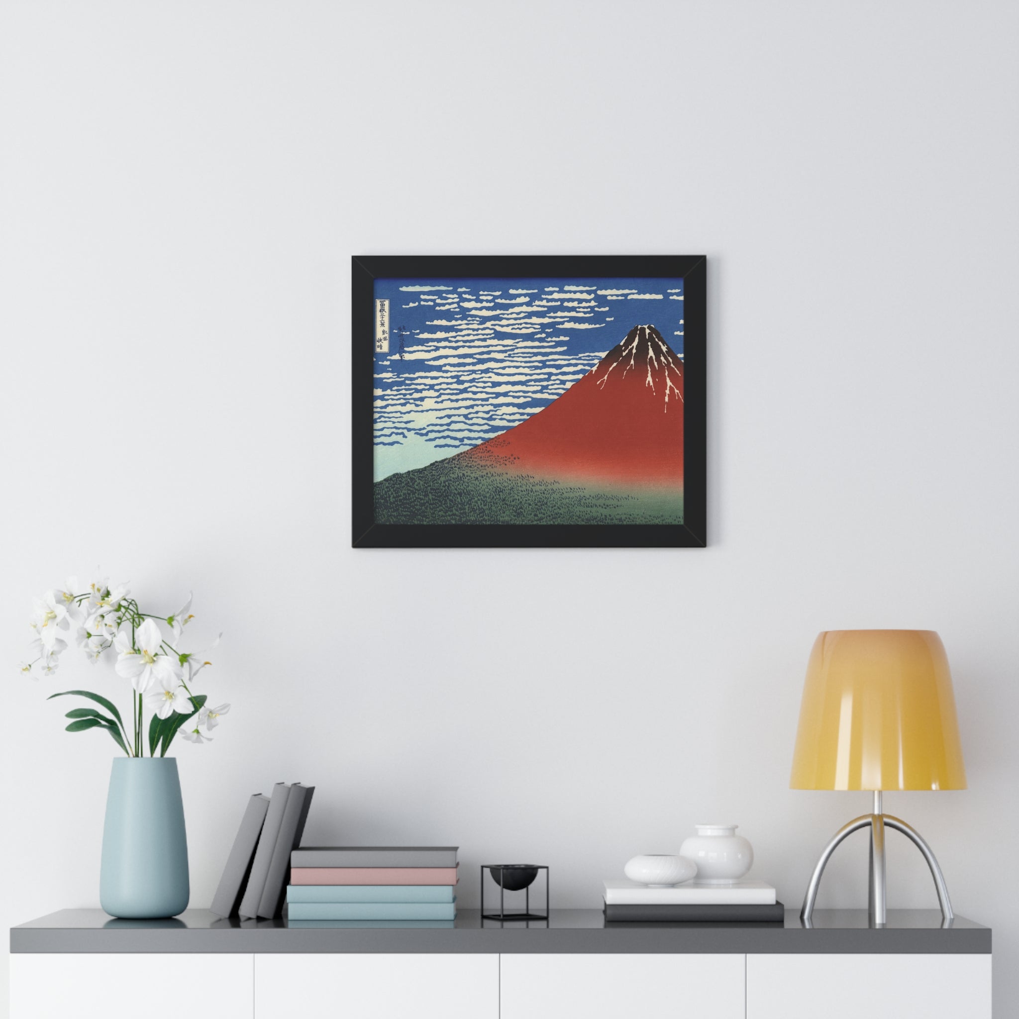 South Wind, Clear Sky (Red Fuji) - Katsushika Hokusai – PosterUp