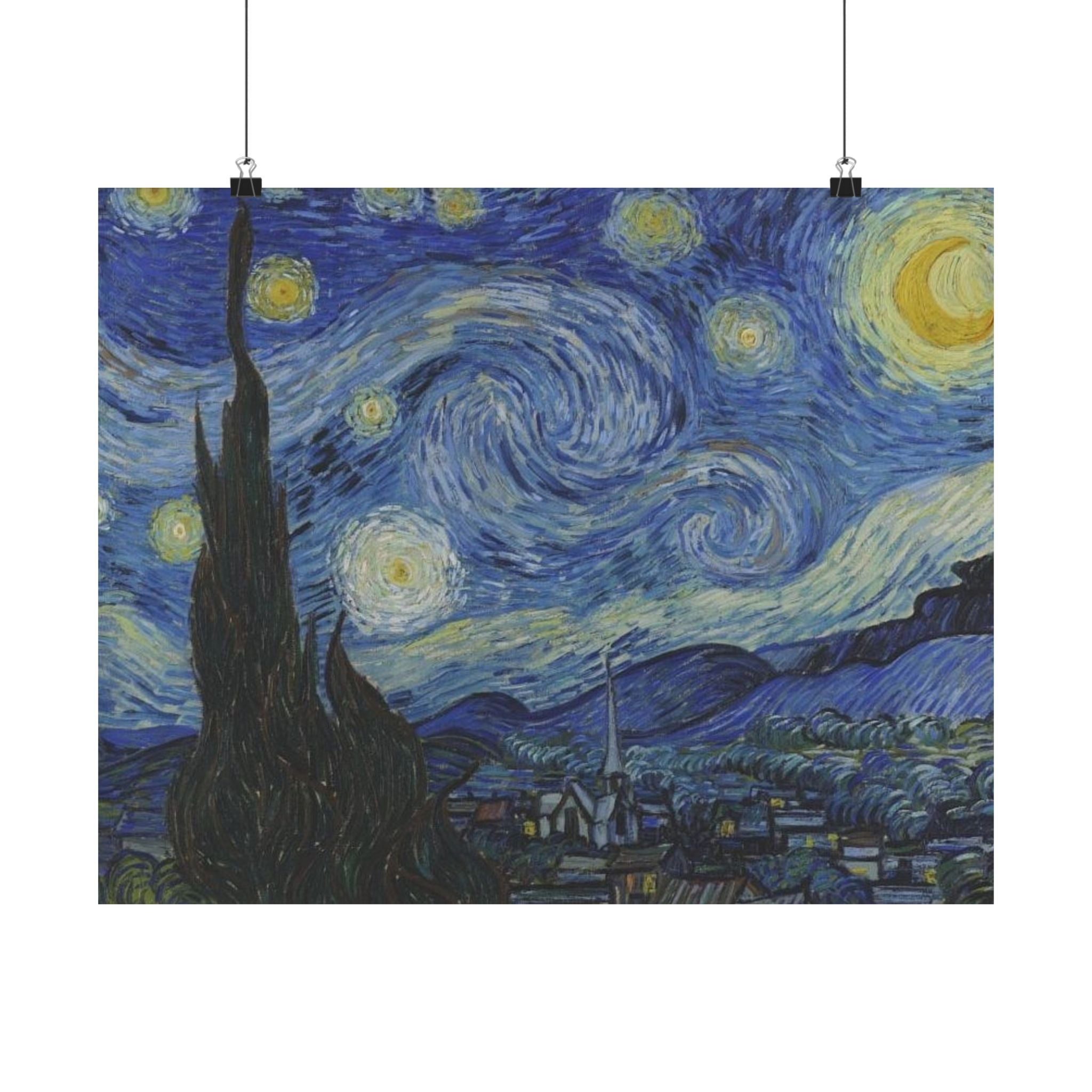 Starry Night - Van Gogh Poster
