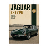 Jaguar E-Type Poster