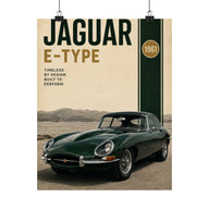 Jaguar E-Type Poster