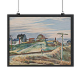 Cottages at North Truro - Edward Hopper Poster