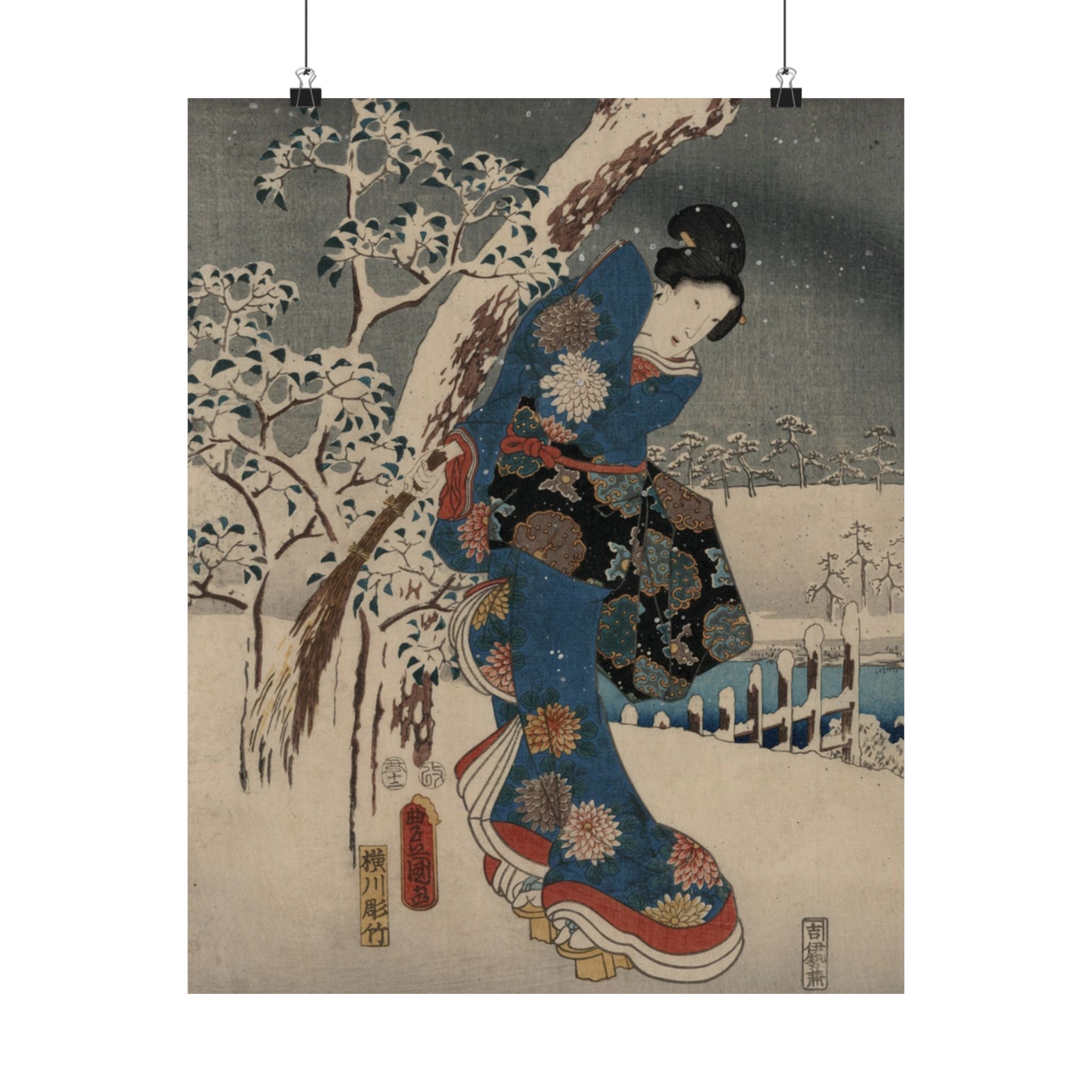 Tale of Genji, Part I - Toyokuni Utagawa Poster