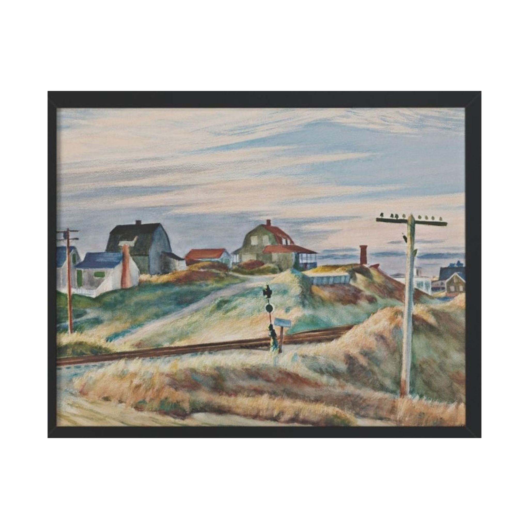 Cottages at North Truro - Edward Hopper Poster