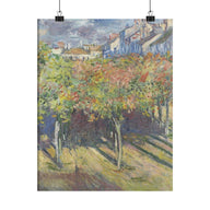 Les Tilleuls à Poissy - Claude Monet Poster