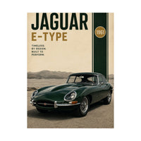 Jaguar E-Type Poster