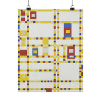 Broadway Boogie Woogie - Piet Mondrian Poster
