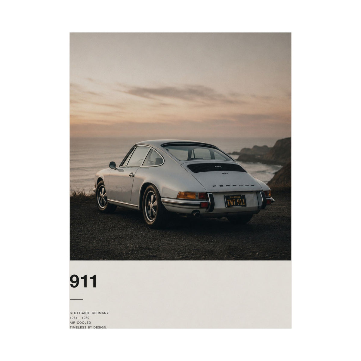 Porsche 911 Classic Poster