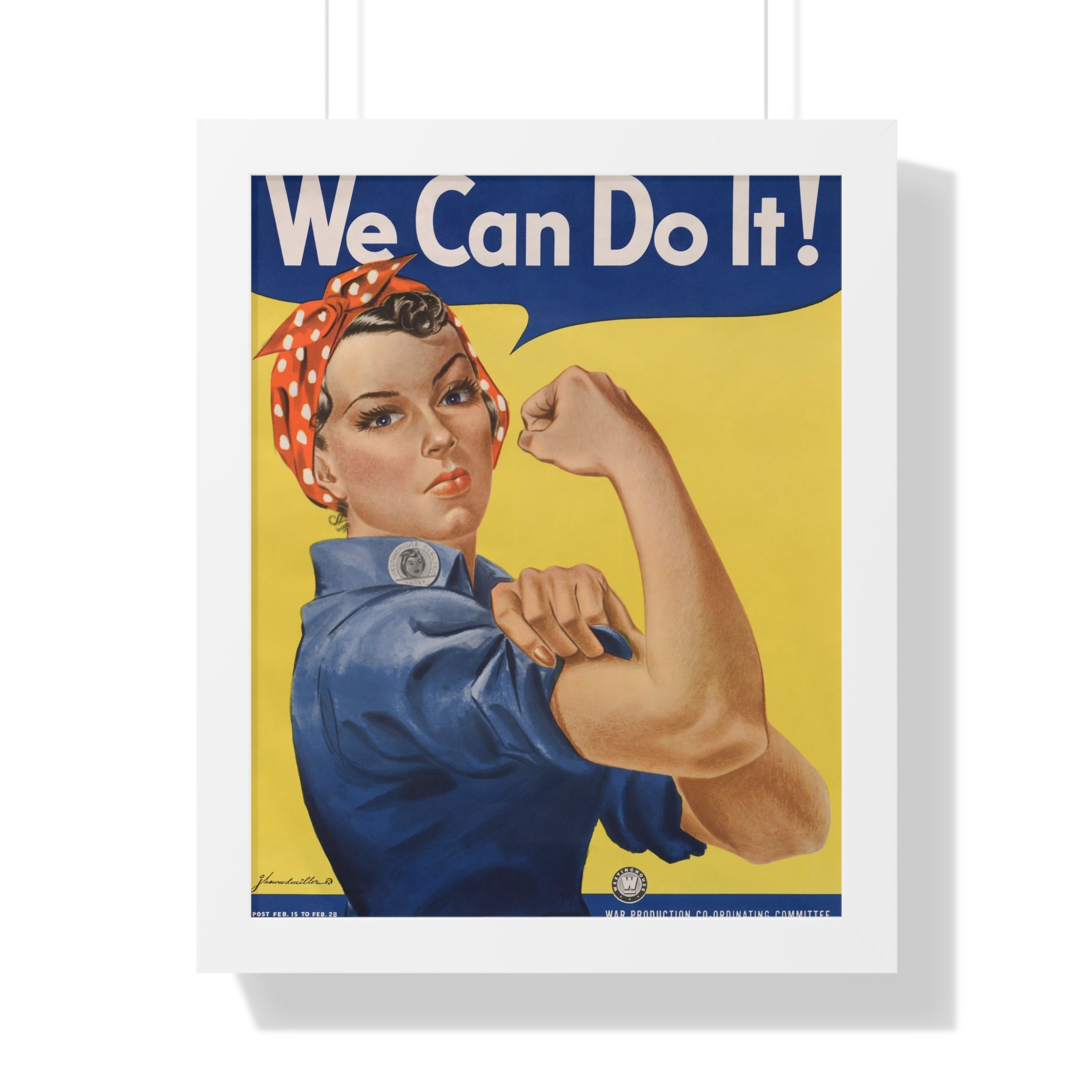 Rosie the Riveter, "We Can Do It!" - J. Howard Miller