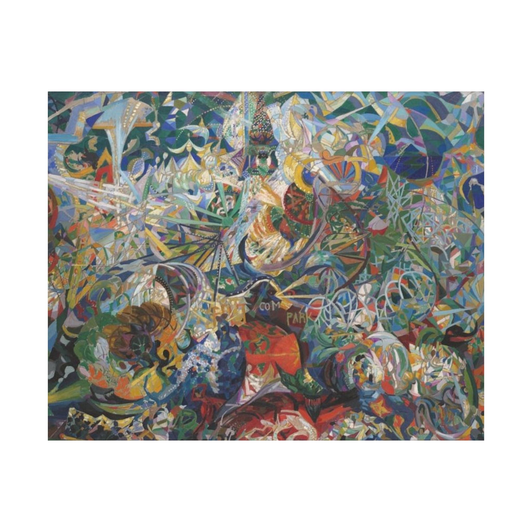 Battle of Lights, Coney Island, Mardi Gras - Joseph Stella Poster