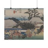 Otsu, The Fifty Three Stations of the Tokaido - Ando Hiroshige Poster