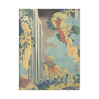 Ono Waterfall on the Kisokaidō - Hokusai Poster