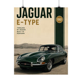 Jaguar E-Type Poster