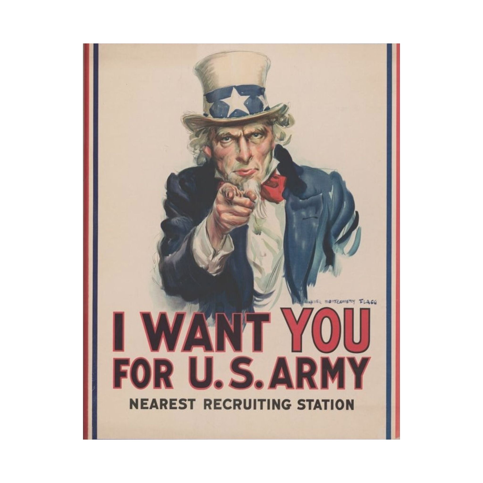 I Want You for U.S. Army - J.M. Flagg Poster