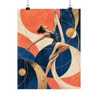 Aerialist in Abstract Orbits Poster product view 7