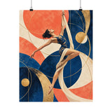 Aerialist in Abstract Orbits Poster product view 4