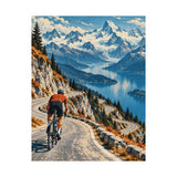 Alpine Cyclist Climb Poster product view 8