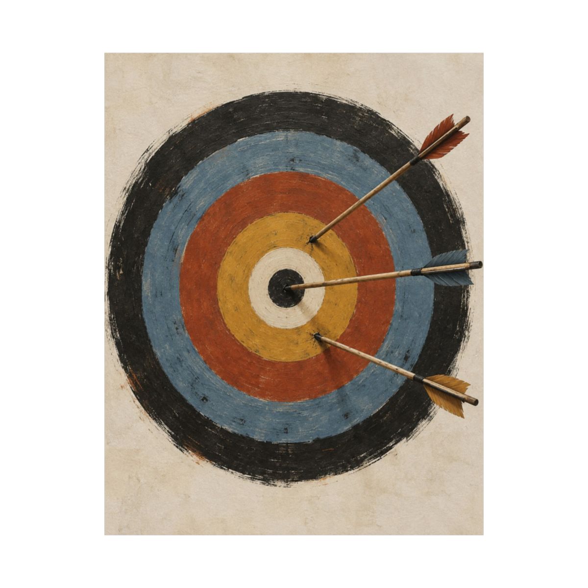 Archery Target Abstraction Poster product view 8
