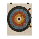 Archery Target Abstraction Poster product view 7
