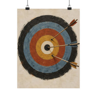 Archery Target Abstraction Poster product view 7