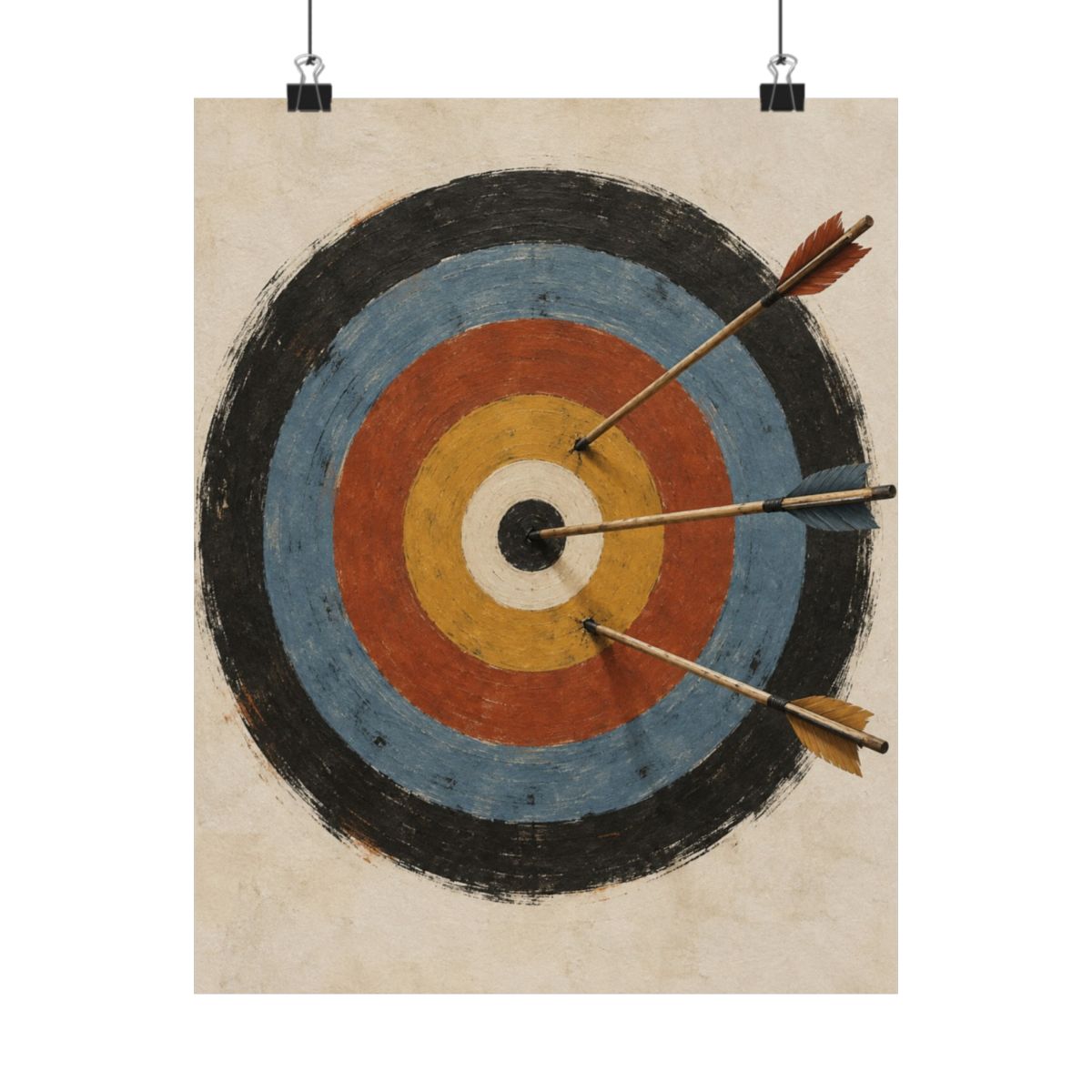 Archery Target Abstraction Poster product view 7