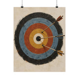 Archery Target Abstraction Poster product view 4