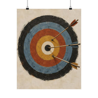 Archery Target Abstraction Poster product view 4