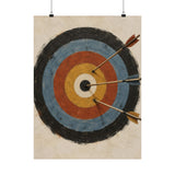 Archery Target Abstraction Poster product view 1