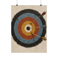 Archery Target Abstraction Poster product view 1