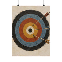 Archery Target Abstraction Poster product view 1