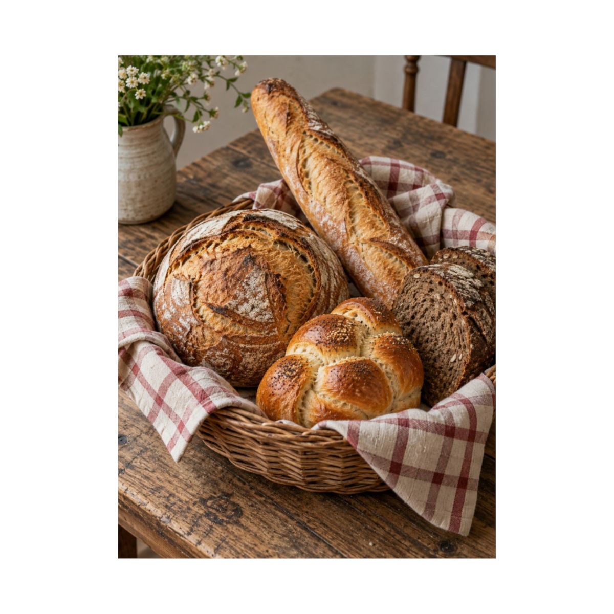 Artisan Bread Basket Poster product view 2