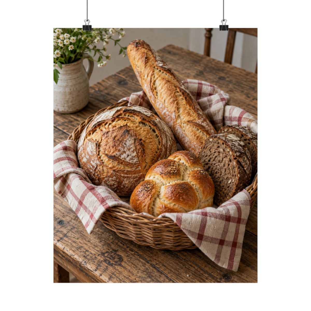 Artisan Bread Basket Poster product view 4