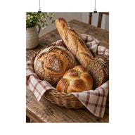 Artisan Bread Basket Poster product view 1