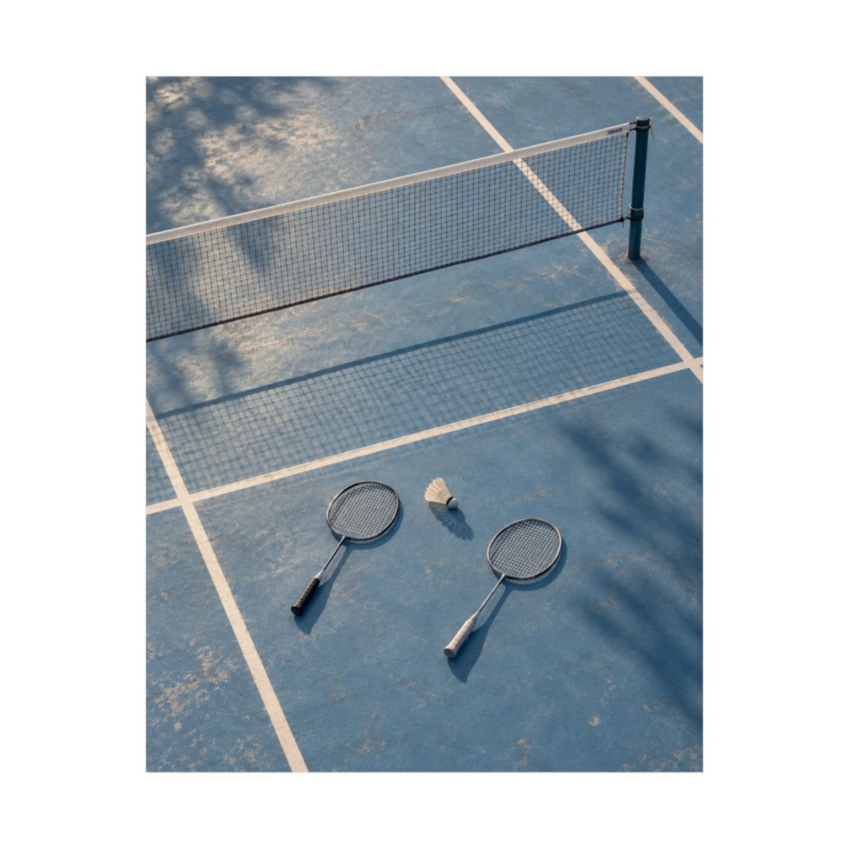 Badminton Court Shadows Poster product view 5