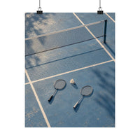 Badminton Court Shadows Poster product view 7