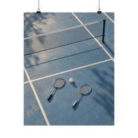 Badminton Court Shadows Poster product view 4