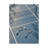 Badminton Court Shadows Poster product view 1