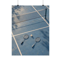 Badminton Court Shadows Poster product view 1