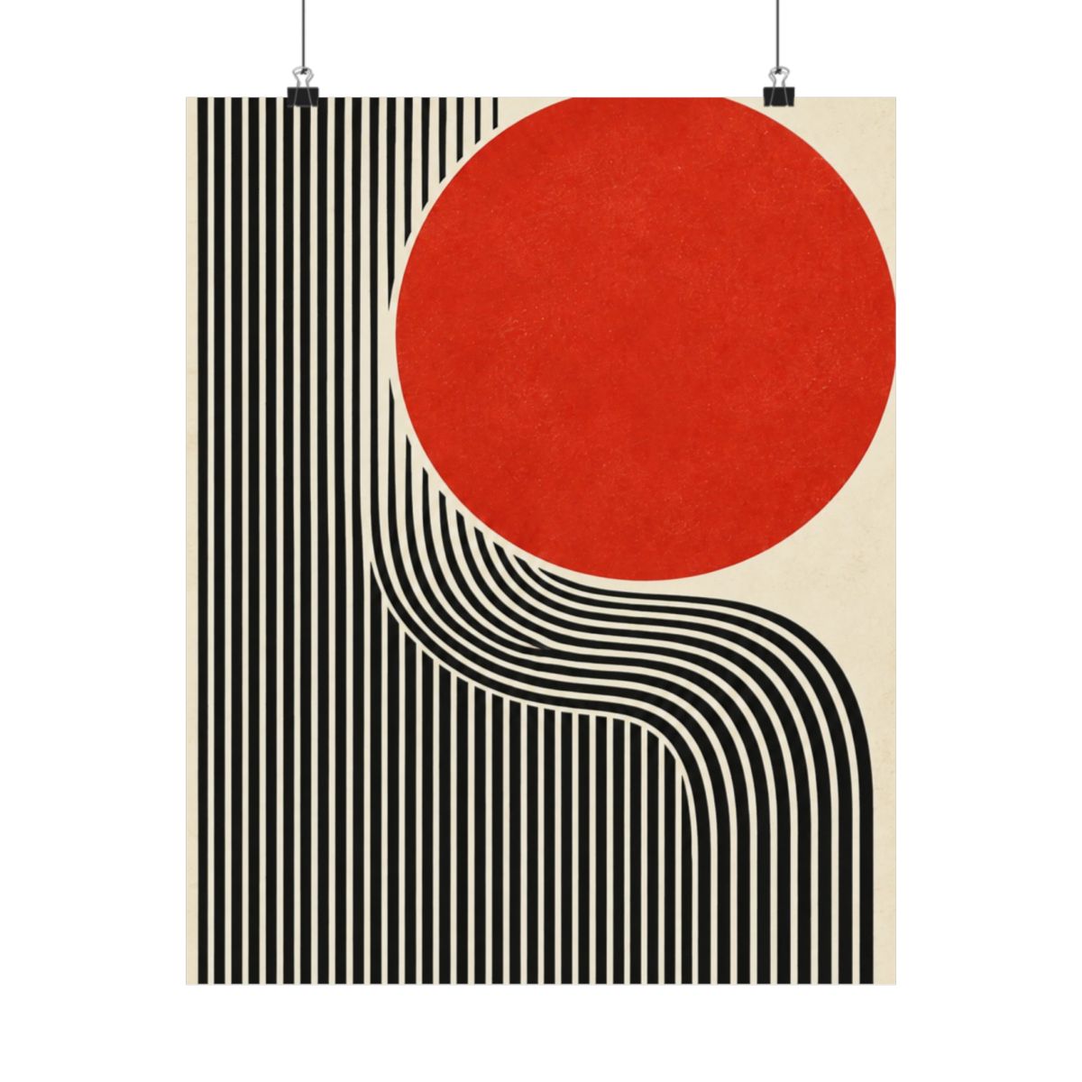 Bauhaus Circle Poster product view 4