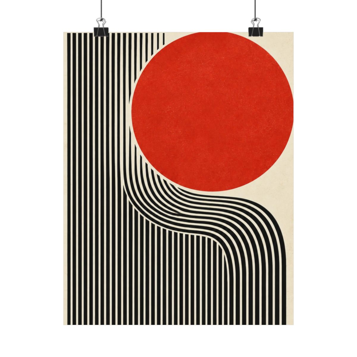 Bauhaus Circle Poster product view 7