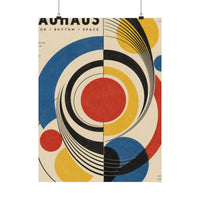 Bauhaus Color Rhythm Poster product view 1